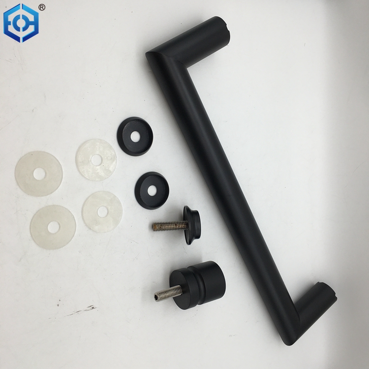 Black White Gold Silver Gun Black Custom Frameless Shower Door Handle