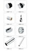 stainless steel Silence Sliding Glass Door System hardware fitting with solid casting technology