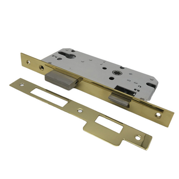 Stainless Steel 304 Golden PVD Euro Door Lock Body Mortise Lock