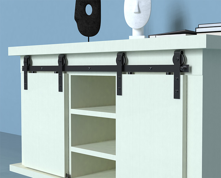 Wooden Sliding Barn Door Hardware Mini Barn Door Track Kit DIY