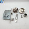 Satin Nickel Finish Zinc Alloy And Steel Pocket Sliding Door Lock