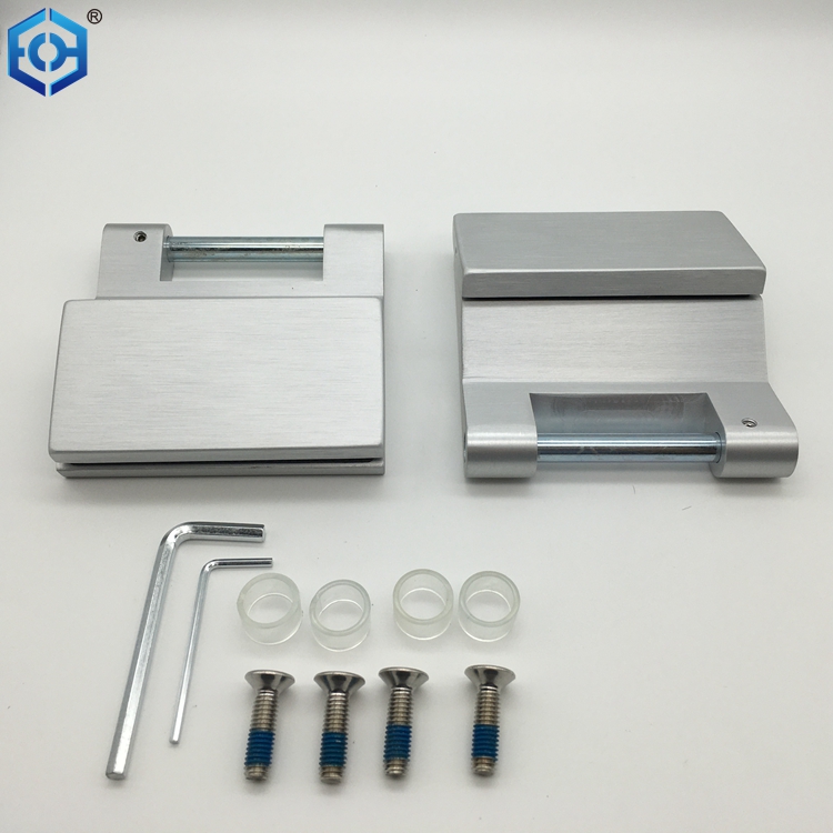 Wall Mounted Aluminum Alloy Glass Shower Door Hinge