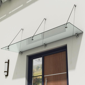 Stainless Steel 316 Glass Canopy Awning Support System Mounting Kit