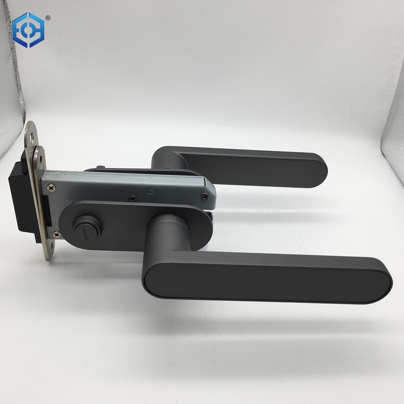 Black Zinc Alloy Interior Bathroom Lever Door Lock Buy