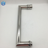 Silver Sturdy Design Scratch Resistant Stainless Steel Modern Glass Door Handle