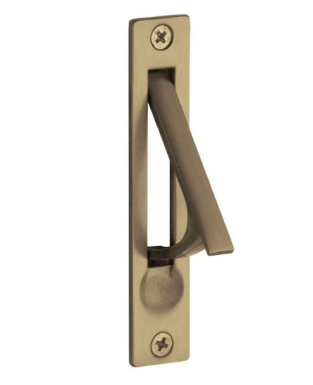 Satin Nickel Solid Forged Brass Edge Pull