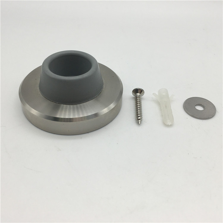 Home Round Base Wall Mounted Stainless Steel Door Stopper Buy Garage