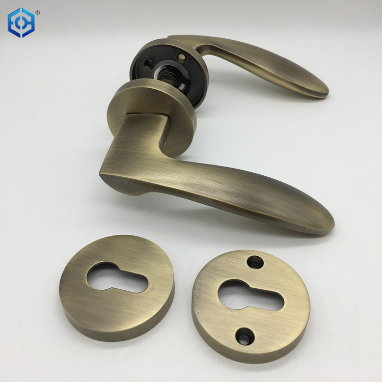  Grey Finish Lock Door Handle Zinc Alloy Door Locks Handle Lockset