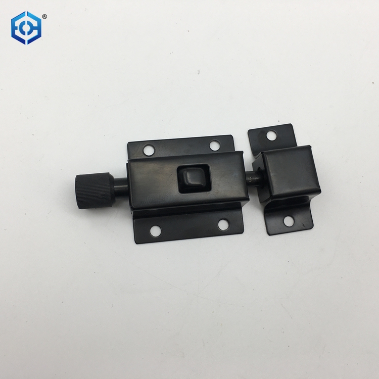 Window Cabinet Push Button Spring Load Automatic Door Bolt Latches Lock