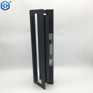 Black Aluminum Patio Sliding Door Handle Lock for Aluminum Frame Door