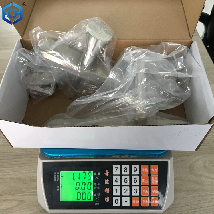 Satin Stainless Steel Door Handles with Solid Cylinder Hole on