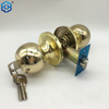 Golden Stainless Steel 201 Bedroom Entry Door Knob Lock with Key
