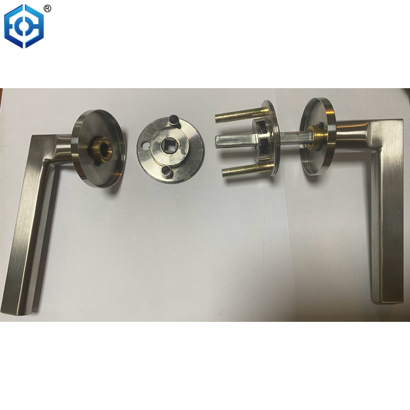 Stainless Steel Heavy Duty Commercial Door Handle Keyed Entry Lever