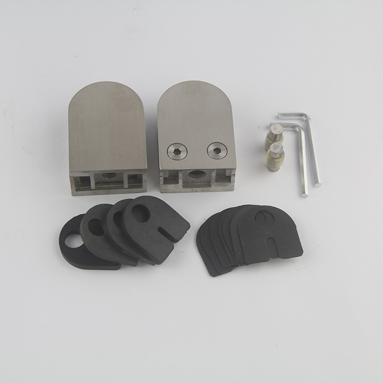 Stainless Steel Glass Door Hinges Glass Clamp Clip