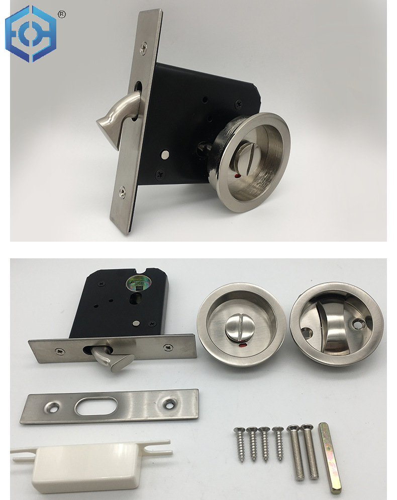 Zinc Alloy Door Hardware Sliding Door Handle Set And Door Lock with Key