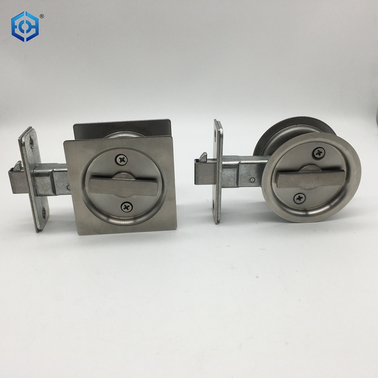 Square Stainless Steel 304 Sliding Bedroom Door Pocket Lock Buy