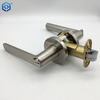 Zinc Alloy Tubular Cylinder Entry Door Key Set Lever Hardware Handle Lock
