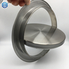 Stainless Steel Garbage Flap Lid Trash Bin Cover Flush Built-in Balance Swing Flap Garbage Lid for Kitchen Counter Top D