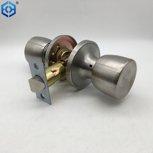  Satin Nickel Stainless Steel Passage Door Knob with Round Rosette