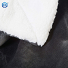 Fleece Throw Blanket, Reversible Super Soft Luxurious Plush Blanket Throw Size Dark Grey