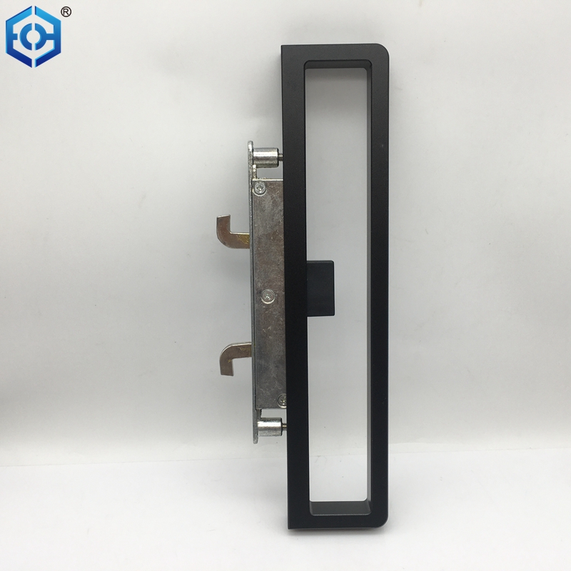 Matte Black Sliding Door Lock For Slim Frame Glass Doors Buy surface