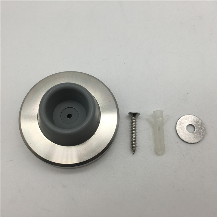 Home Round Base Wall Mounted Stainless Steel Door Stopper Buy Garage