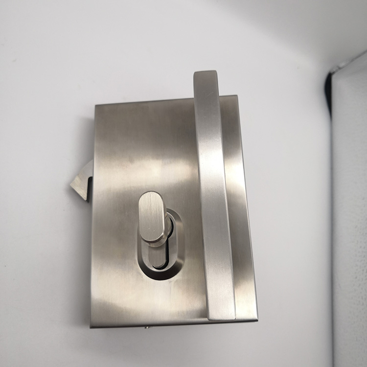 Everstrong Stainless Steel Frameless Single Glass Sliding Door Lock