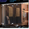 Fashion Sliding Glass Door Curtain Frameless Folding Door Folding Window