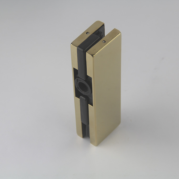 Copper Glass Shower Door Hardware Top Patch Fitting Clamp Frameless Shower Door Hinges