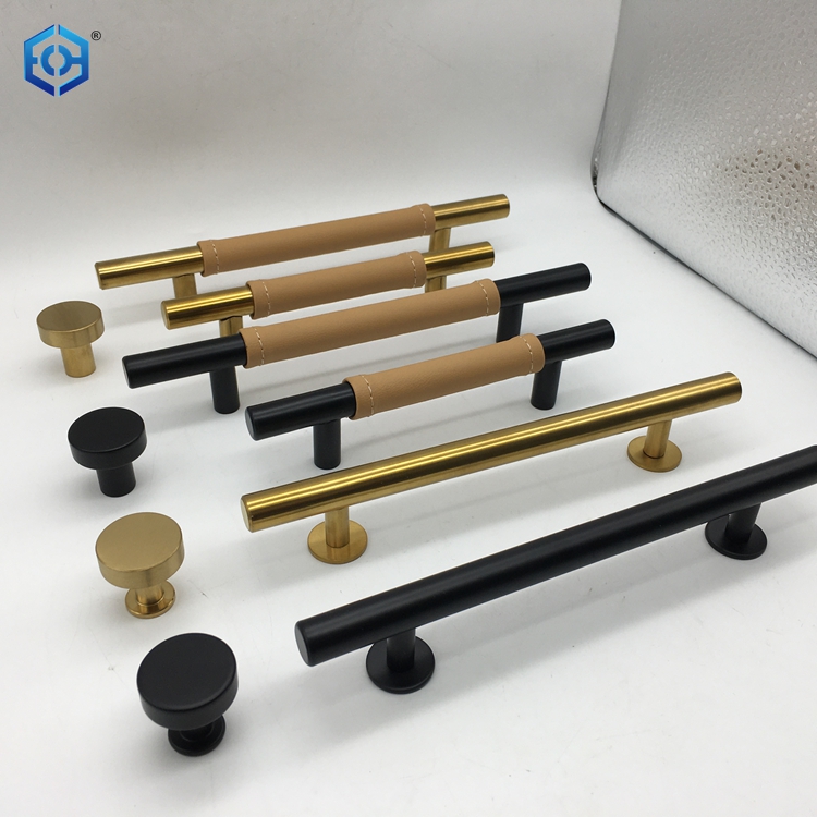 Stainless Steel Leather Furniture Cabinet Door Pull Handles - Buy ...