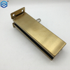 Satin Brass Wall Mount Transom Patch Fitting for Glass Door 