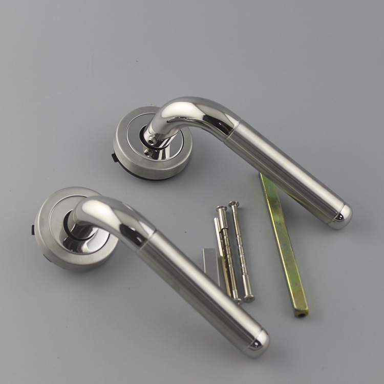 Door Hardware Interior Door Handle Mitred Twin Finish Lever Door Handle Set