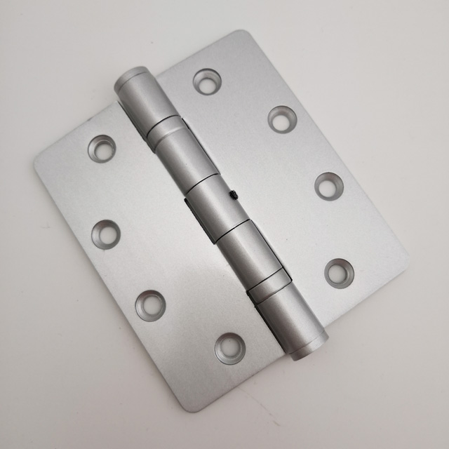 41/2 In. X 4 in. Singapore style Satin silver Radius Security Door