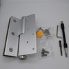 silver aluminum heavy duty adjust single action Soft-closing Hydraulic Glass Door Hinge Door Closer Hinge