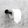 black stainless steel 304 Toilet Paper Holder 3M adhesive toilet paper holder 