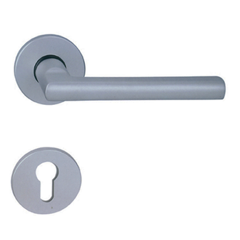 silver aluminum do not disturb door handle template