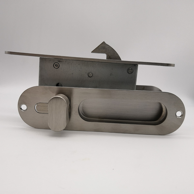 SSS Stainless Steel 304 square Diy Sliding Door Lock with Key euro profile sliding door lock