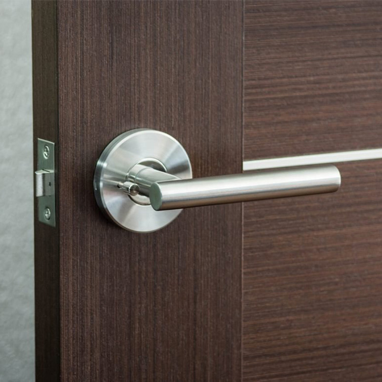 Modern Product Stainless Steel Door Lever, Door Handle Privacy/Passage Universal Non Handed Lever Set