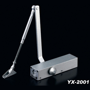 Heavy Duty 45-65kg Aluminum Alloy Wooden Door Fire Rated Door Closer Yx-2001