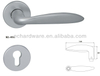 silver door hardware aluminum door handle assembly
