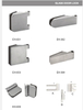  Stainless steel door bottom clamp door fitting glass fitting glass door square patch fitting