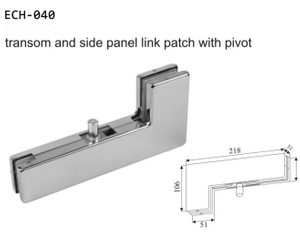  Hardware Accessories Stainless Steel Frameless Glass Door Clamp Patch Fitting