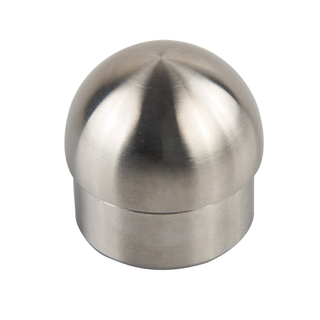 Stainless Steel 304 316 Handrail Tube Dome Cap Metal Pipe End Cap