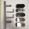 Stainless Steel Glass Door Fitting Level Handle Lock Hardware