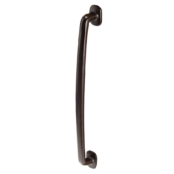 Cast Iron Heavy-Duty Flush Pull Door Handle, Powder-Coated Black