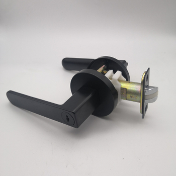 black zinc alloy privacy bathroom door lock lockset black shower bathroom tubular knobset ...