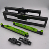 Extruded Aluminum Black Sliding Patio Door with Clamp Type Latch