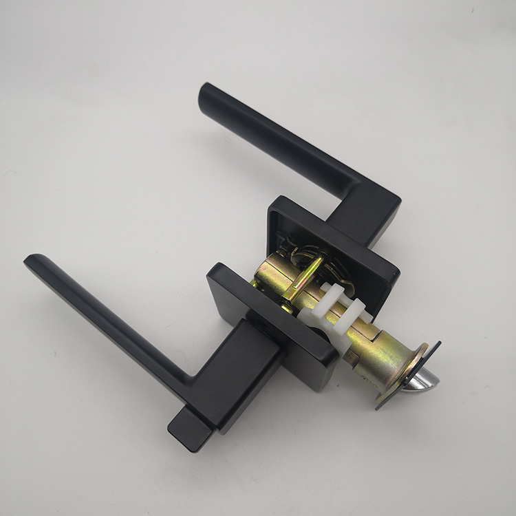 black Sentry Safety Trim Lever Handle Lock Keyed Unique