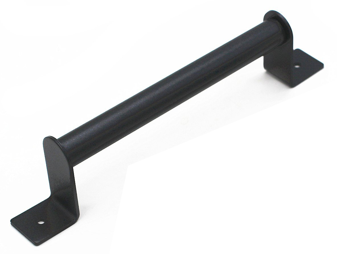 tube dia 25mm black Carbon barn door handle T bar tu wooden door handlebe