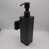 black square design SS 304 stainless steel hand liquid soap dispenser